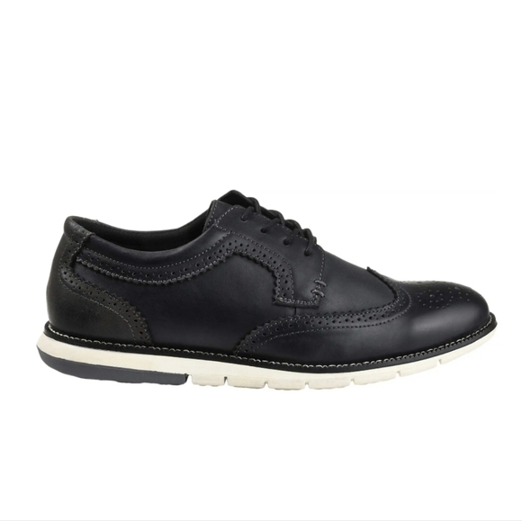 Vanc Co Drake Leather Wingtip Oxford in Black NEW - Picture 5 of 13